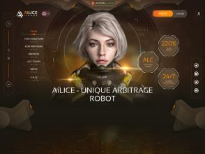 Ailice Trade - 1.2% - 1.8% every day, from $50;