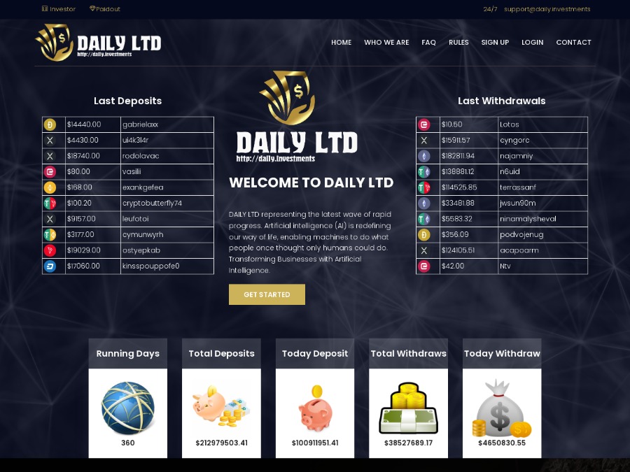 Daily LTD (Dailyinvestments)