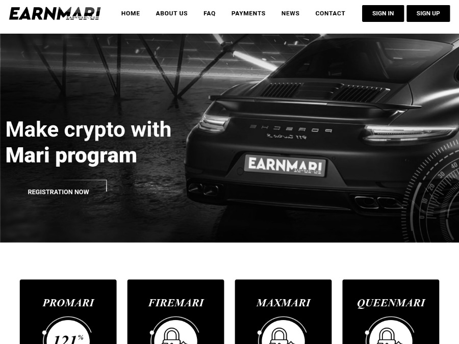 Earnmari - 3% every 72 hours for 21 days; LTC / TRX;