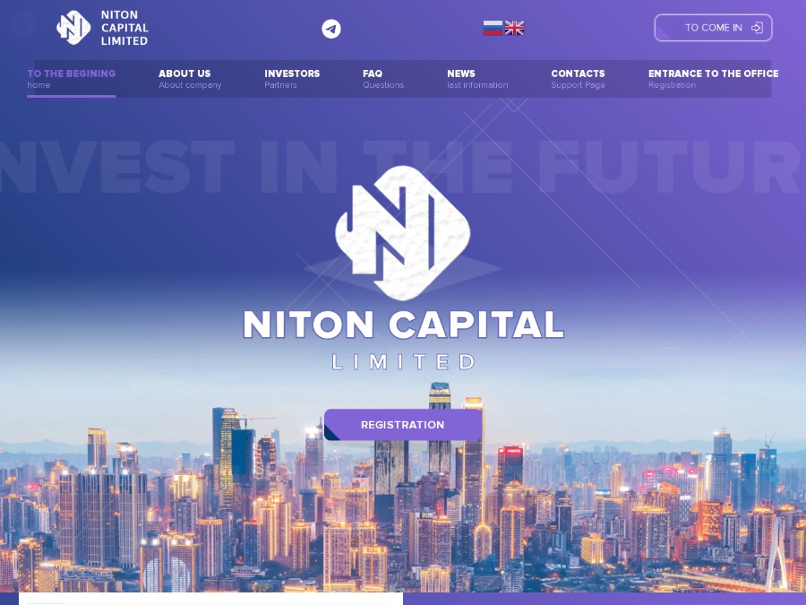 Niton Capital - 1.2% per day for 3 days + other plans;
