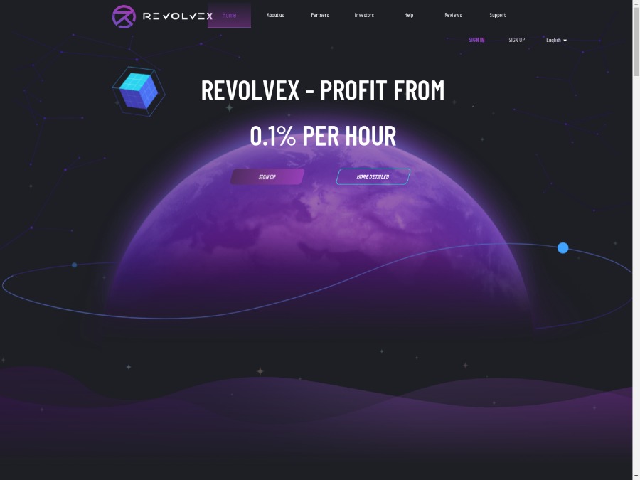 Revolvex - 0.1% hourly for 100 hours (+10%), from $5;