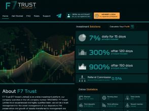 F7 Trust - 7% daily for 15 days, principal included, 105%;