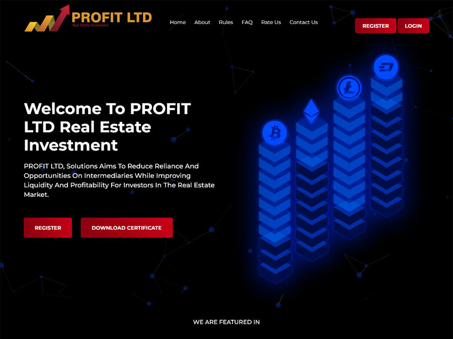Profit LTD - 34% daily for 3 days = 102%, invest min $10;