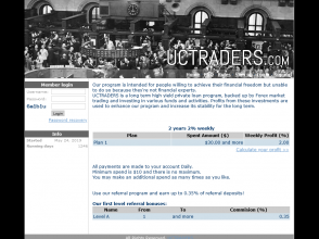 UCTraders - for 2 years 2% weekly, from $30 TRC20;